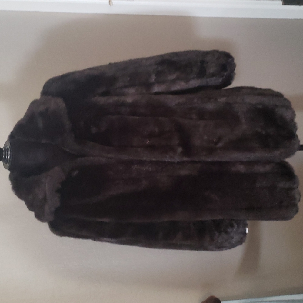 Vintage Jordache faux fur coat